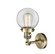 Sconces Single Glass by Innovations ( 405 | 203SW-AB-G202-6-LED Franklin Restoration ) 