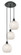Mini Pendants 3 Light Cluster by Innovations ( 405 | 113B-3P-BK-G1216-8WM Ballston ) 
