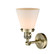 Sconces Single Glass by Innovations ( 405 | 203SW-AB-G61-LED Franklin Restoration ) 