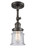 Semi-Flush Mts. Glass Down by Innovations ( 405 | 201F-OB-G184S-LED Franklin Restoration ) 