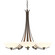 Mid. Chandeliers Glass Up by Hubbardton Forge ( 39 | 101261-SKT-05-GG0123 Aegis ) 