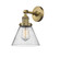 Sconces Single Glass by Innovations ( 405 | 203-BB-G44-LED Franklin Restoration ) 