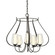 Mid. Chandeliers Glass Up by Hubbardton Forge ( 39 | 103045-SKT-07-ZS0354 Flora ) 