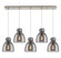 Linear/Island 4 Light + by Innovations ( 405 | 125-410-1PS-SN-G412-8SM Downtown Urban ) 