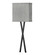 Sconces Drum Shade by Hinkley ( 13 | 41101BK Axis Heathered Gray ) 