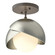 Semi-Flush Mts. Glass Down by Hubbardton Forge ( 39 | 121377-SKT-07-85-GG0711 Brooklyn ) 