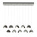 Linear/Island Multi-port/Cascade by Hubbardton Forge ( 39 | 131205-SKT-STND-82-14-GG0711 Brooklyn ) 