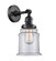 Sconces Single Glass by Innovations ( 405 | 203SW-BK-G182-LED Franklin Restoration ) 