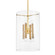 Foyer/Hall Lanterns Glass w/Frame by Hudson Valley ( 70 | BKO801-AGB Barlow ) 