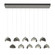 Linear/Island Multi-port/Cascade by Hubbardton Forge ( 39 | 131205-SKT-STND-85-20-GG0711 Brooklyn ) 