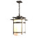 Exterior Hanging by Hubbardton Forge ( 39 | 365894-SKT-77-GG0148 Banded ) 