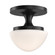 Semi-Flush Mts. Glass Down by Hinkley ( 13 | 47811BK Knox ) 