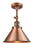 Semi-Flush Mts. Glass Down by Innovations ( 405 | 201F-AC-M10-AC-LED Franklin Restoration ) 