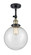 Semi-Flush Mts. Glass Down by Innovations ( 405 | 201F-BAB-G204-10 Franklin Restoration ) 