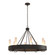 Mid. Chandeliers Glass Up by Hubbardton Forge ( 39 | 105040-SKT-10-FD0611 Banded ) 