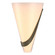 Sconces Single Glass by Hubbardton Forge ( 39 | 206563-SKT-RGT-84-GG0074 Half Cone ) 