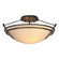 Semi-Flush Mts. Bowl Style by Hubbardton Forge ( 39 | 124412-SKT-14-SS0047 Tryne ) 
