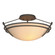 Semi-Flush Mts. Bowl Style by Hubbardton Forge ( 39 | 124412-SKT-20-SS0047 Tryne ) 