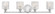 Bathroom Fixtures Four Lights by Hinkley ( 13 | 5044CM Elle ) 