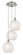 Mini Pendants 3 Light Cluster by Innovations ( 405 | 113B-3P-SN-G1216-10WM Ballston ) 