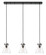 Linear/Island 3 Light Bar by Innovations ( 405 | 123-410-1PS-BK-G411-8CL Downtown Urban ) 