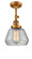 Semi-Flush Mts. Directional by Innovations ( 405 | 201F-BB-G172-LED Franklin Restoration ) 