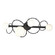 Bathroom Fixtures Four Lights by Hubbardton Forge ( 39 | 201361-SKT-10-GG0712 Olympus ) 