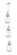 Mini Pendants 3 Light Cluster by Innovations ( 405 | 103-450-1P-PN-G450-6CL Downtown Urban ) 