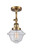 Semi-Flush Mts. Candle by Innovations ( 405 | 201F-BB-G534 Franklin Restoration ) 