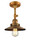 Semi-Flush Mts. Directional by Innovations ( 405 | 201F-BB-M4-LED Franklin Restoration ) 