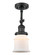Semi-Flush Mts. Glass Down by Innovations ( 405 | 201F-BK-G181S-LED Franklin Restoration ) 