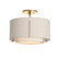 Semi-Flush Mts. Drum Shade by Hubbardton Forge ( 39 | 126501-SKT-86-SF1099-SE1590 Exos ) 
