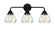 Bathroom Fixtures Three Lights by Innovations ( 405 | 288-3W-BK-G172 Nouveau 2 ) 