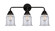 Bathroom Fixtures Three Lights by Innovations ( 405 | 288-3W-BK-G182 Nouveau 2 ) 