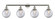 Bathroom Fixtures Four Lights by Innovations ( 405 | 215-PN-G202-8-LED Franklin Restoration ) 