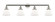 Bathroom Fixtures Four Lights by Innovations ( 405 | 215-PN-G41-LED Franklin Restoration ) 