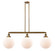 Linear/Island 3 Light Bar by Innovations ( 405 | 213-BB-G201-10-LED Franklin Restoration ) 