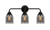 Bathroom Fixtures Three Lights by Innovations ( 405 | 288-3W-BK-G53 Nouveau 2 ) 