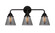 Bathroom Fixtures Three Lights by Innovations ( 405 | 288-3W-BK-G63-LED Nouveau 2 ) 