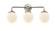 Bathroom Fixtures Three Lights by Innovations ( 405 | 284-3W-SN-G201-6 Nouveau ) 