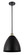 Pendants Metal Shade by Innovations ( 405 | 516-1S-BAB-MBD-12-BK-LED Ballston ) 