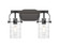 Bathroom Fixtures Two Lights by Innovations ( 405 | 423-2W-BK-G423-7DE Downtown Urban ) 