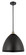Pendants Metal Shade by Innovations ( 405 | 516-1S-BAB-MBD-16-BK-LED Ballston ) 