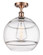 Semi-Flush Mts. Glass Down by Innovations ( 405 | 516-1C-AC-G556-12CL Ballston ) 