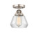 Semi-Flush Mts. Cage by Innovations ( 405 | 288-1C-SN-G172-LED Nouveau 2 ) 