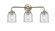 Bathroom Fixtures Three Lights by Innovations ( 405 | 284-3W-SN-G52-LED Nouveau ) 