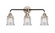 Bathroom Fixtures Three Lights by Innovations ( 405 | 288-3W-BPN-G184S-LED Nouveau 2 ) 