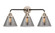 Bathroom Fixtures Three Lights by Innovations ( 405 | 288-3W-BPN-G43 Nouveau 2 ) 