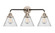 Bathroom Fixtures Three Lights by Innovations ( 405 | 288-3W-BPN-G44-LED Nouveau 2 ) 