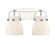 Bathroom Fixtures Two Lights by Innovations ( 405 | 423-2W-PN-G412-6WH Downtown Urban ) 